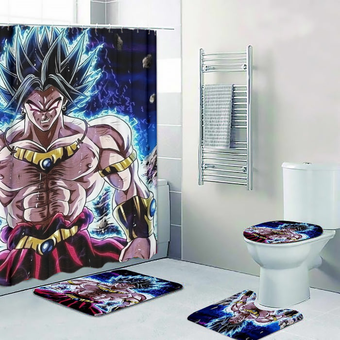 DBZ Legendary Super Saiyan Broly With Black Hair Four-piece Bathroom