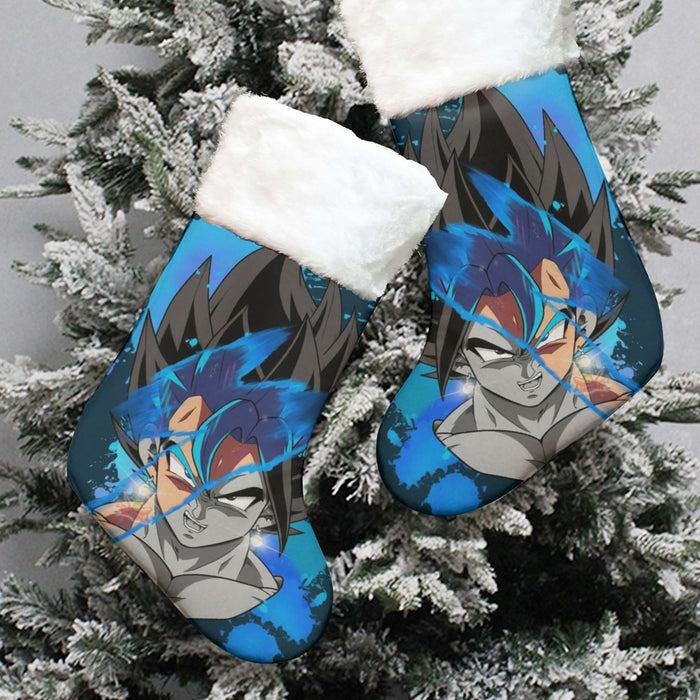 Dragon Ball Z SSJ Goku Painted Christmas Socks