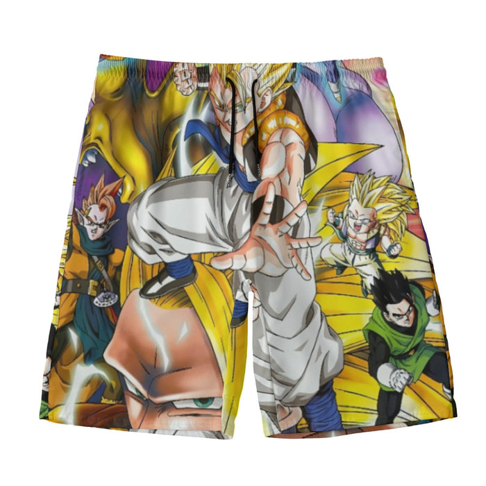 Dragon Ball Super Gogeta Super Saiyan Fusion Streetwear Design Beach Pants