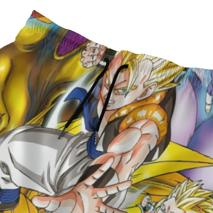 Dragon Ball Super Gogeta Super Saiyan Fusion Streetwear Design Beach Pants