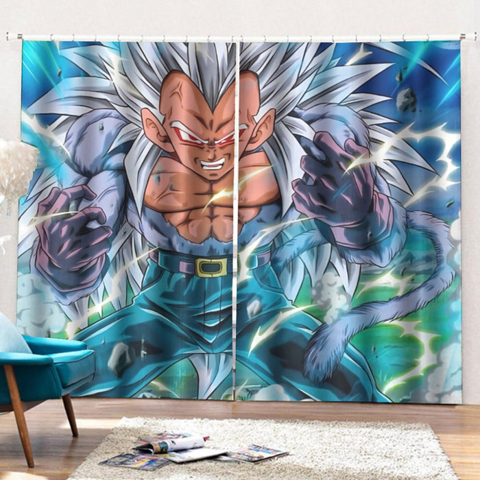 Dragon Ball Vegeta Super Saiyan 4 Ultra Instinct Epic Curtains with Hooks