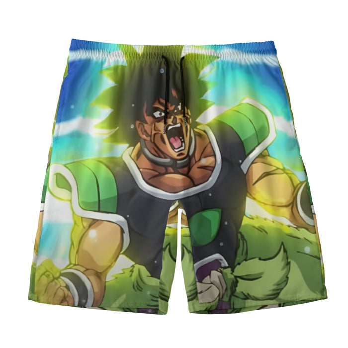 Dragon Ball Z Broly Wearing His Control Mechanism Beach Pants