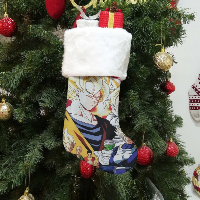 Dragon Ball Z Angry Super Saiyan Fighters Christmas Socks