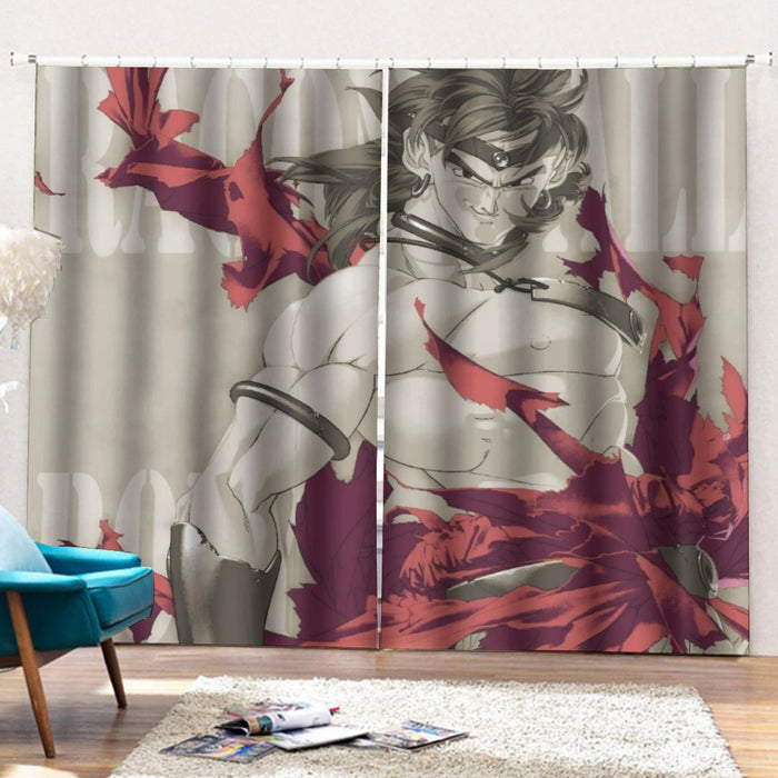 Dragon Ball Legendary Super Saiyan Broly Dope Gray Curtains with Hooks