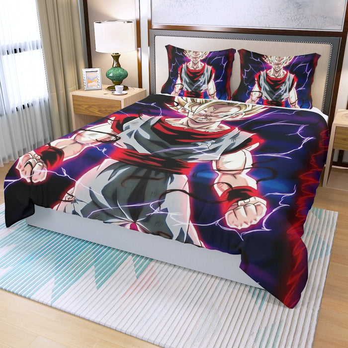 Dragon Ball Z  Super Saiyan Prince Vegeta Three Piece Duvet Cover Set