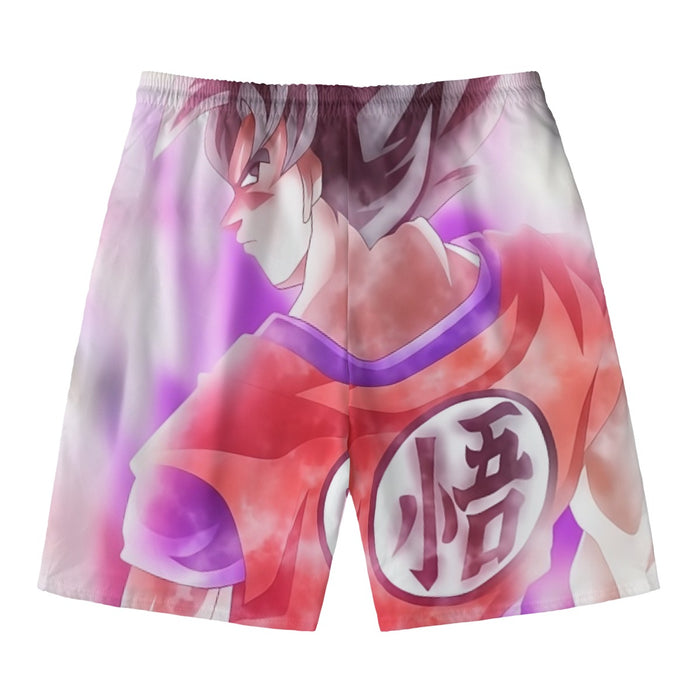 Dragon Ball Super Goku Kaioken Cool Purple Aura Casual Beach Pants