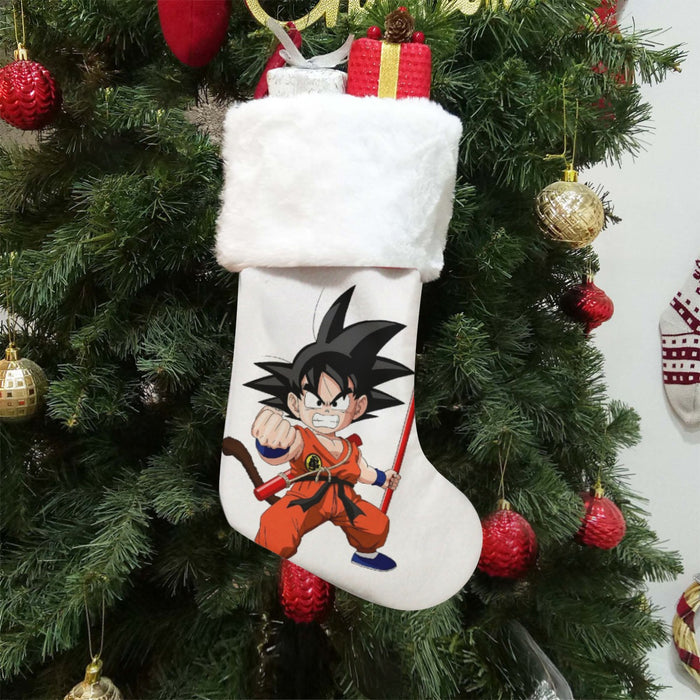 Kid Goku Fighting Dragon Ball Z Christmas Socks