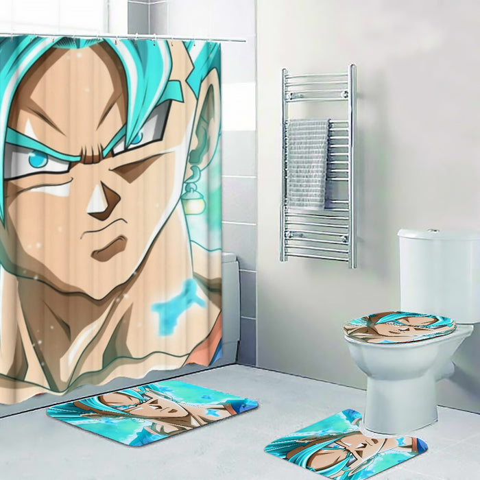 Dragon Ball Super Vegito Blue Super Saiyan Cool 3D Four-piece Bathroom