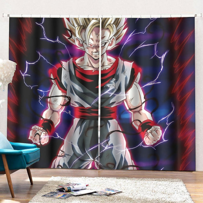 Dragon Ball Z Super Saiyan Prince Vegeta Curtains with Hooks