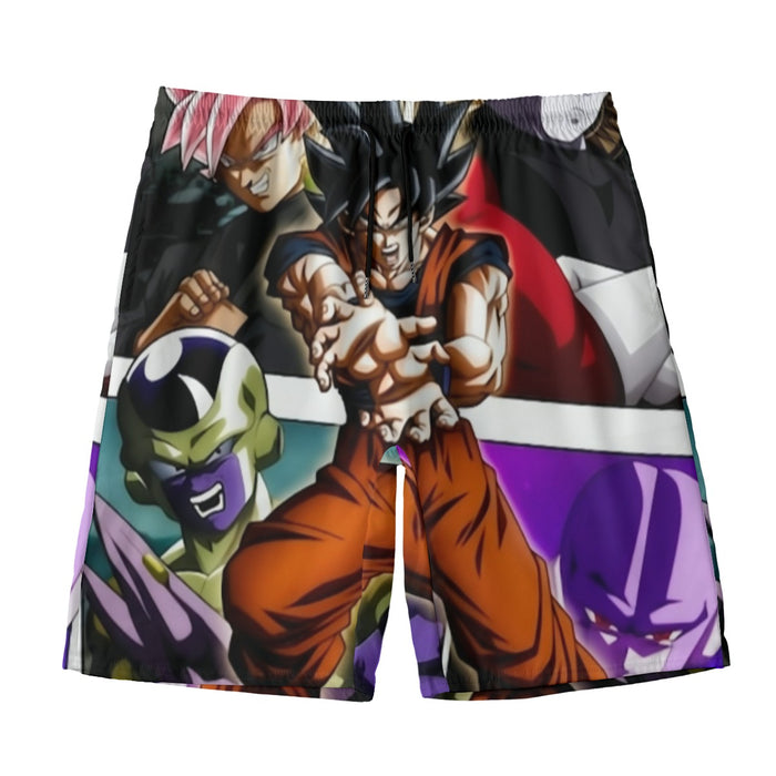 Goku Black Kamehameha Dragon Ball Z Beach Pants