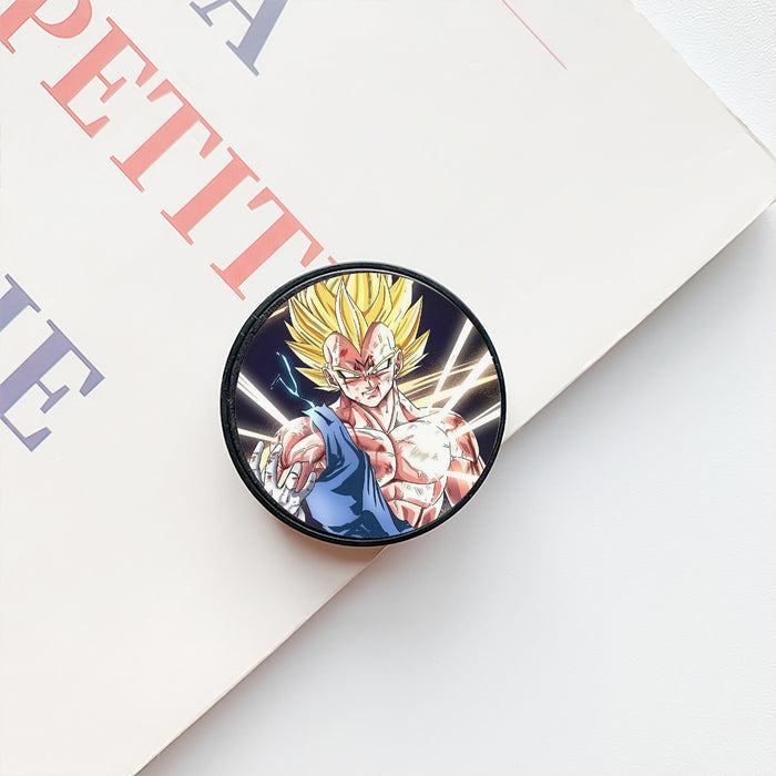 DBZ Majin Vegeta Saiyan Prince Fight Injure Manga Style Trending Airbag mobile phone holder