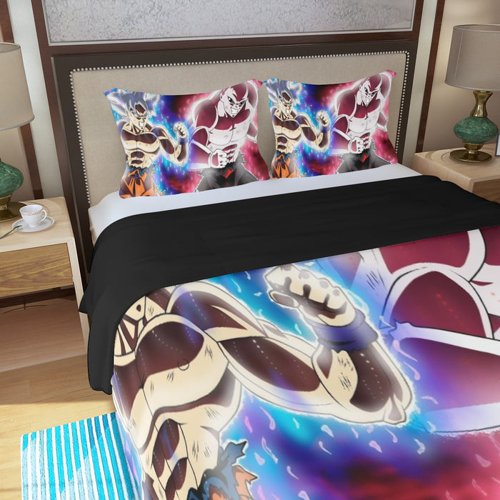 Dragon Ball Super Goku vs Jiren Fierce Battle Full Print Three Piece Duvet Cover Set