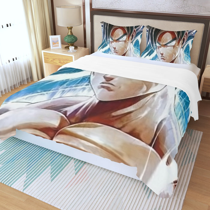 Dragon Ball Super Ultra Instinct Goku Manga Three Piece Duvet Cover Set