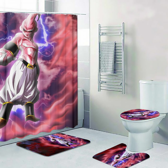 Majin Ultimate Mighty Kid Buu Tie Dye Lightning Amazing 3D Four-piece Bathroom