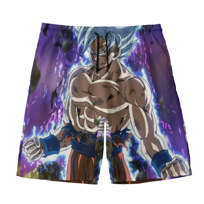 Dragon Ball Z Goku Perfected Ultra Instinct Form Beach Pants