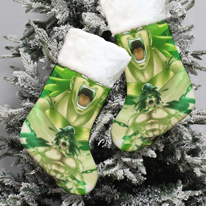 Dragon Ball Legendary Super Saiyan Broly 3D Full Print Streetwear Design Christmas Socks