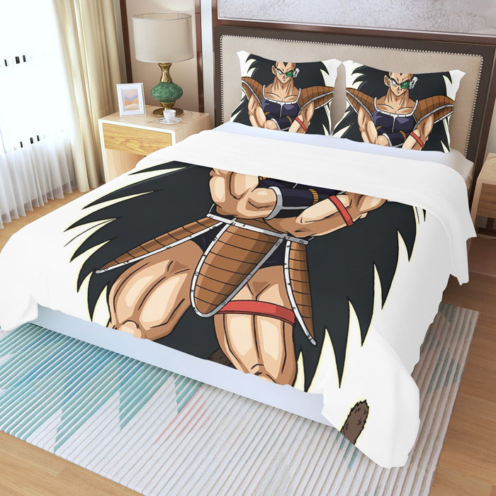 Dragon Ball Z Cool Saiyan Raditz Pride and Proud Three Piece Duvet Cover Set