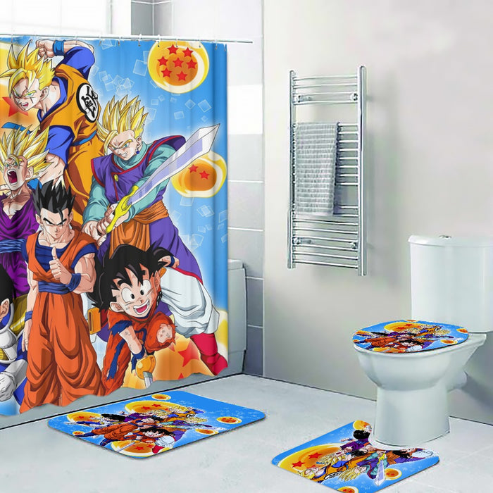 Son Gohan Evolution Dragon Ball Z Four-piece Bathroom