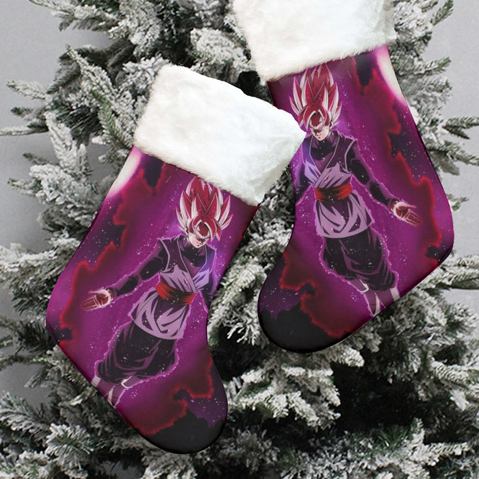 Dragon Ball Black Goku Rose 2 Ultra Instinct Dope 3D Christmas Socks