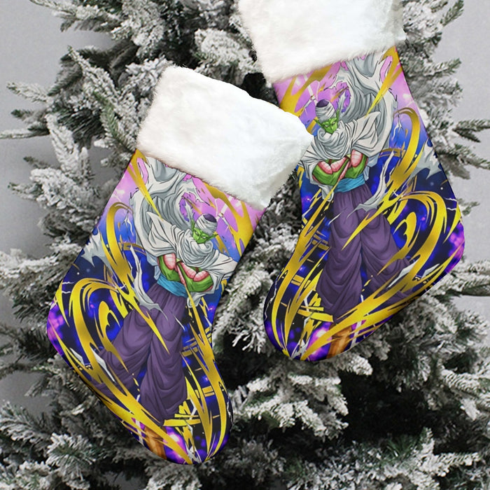 Dragon Ball Angry Piccolo Waiting Fight Aura Yellow Fashion Christmas Socks