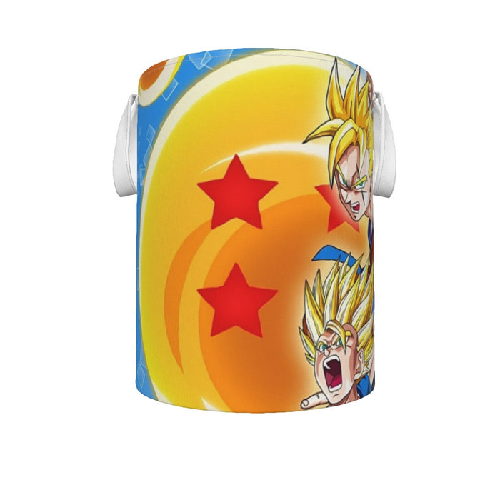 Son Gohan Evolution Dragon Ball Z Laundry Basket