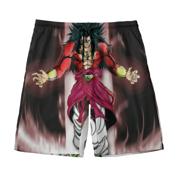 Dragon Ball Z Legendary Super Saiyan Broly 4 Dope Aura Beach Pants