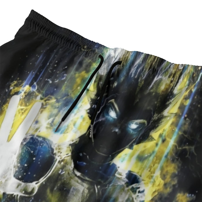 Dragon Ball Z Super Saiyan Vegeta Yellow Aura Epic Beach Pants