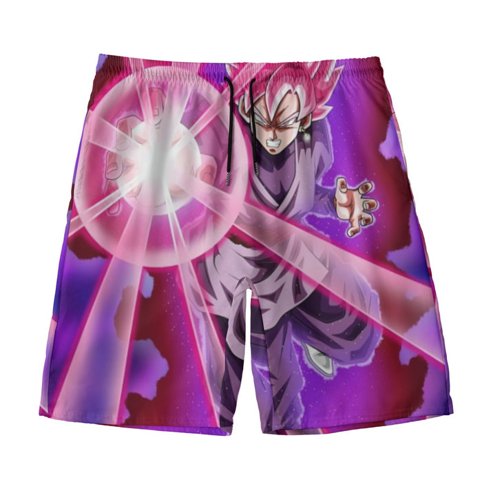 Goku Black Zamasu Super Saiyan Rose Powerful Aura Skills Dope Beach Pants