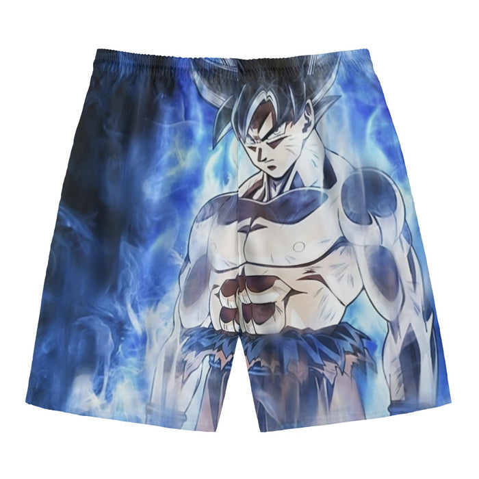 Dragon Ball Super Goku Ultra Instinct Blue Cool Casual Beach Pants