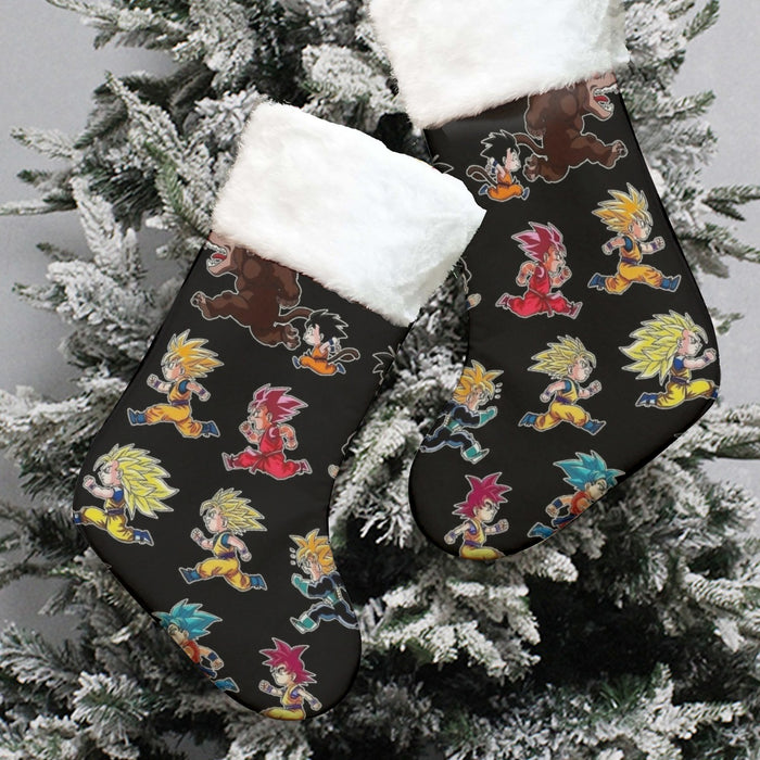 Dragon Ball Anime Son Goku All Form Transformation Christmas Socks