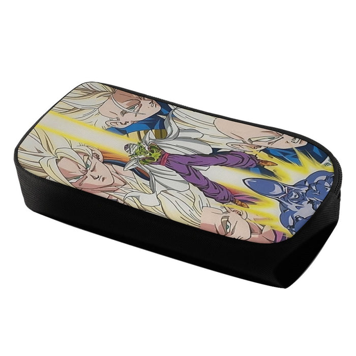 Dragon Ball Goku Vegeta Saiyan Piccolo Namekian Vibrant Design Pencil Bag