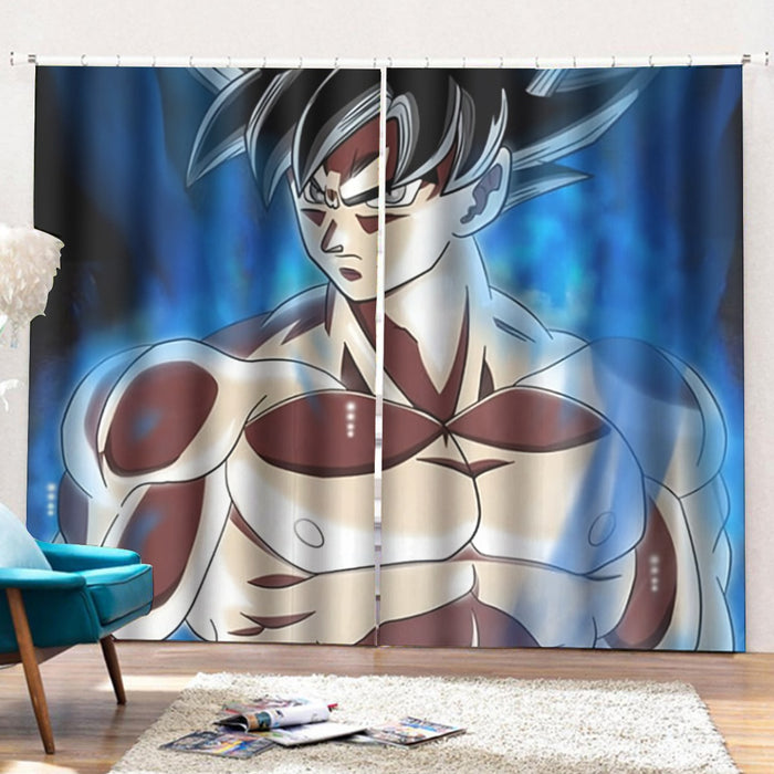 Dragon Ball Super Son Goku Ultra Instinct Cool Casual Curtains with Hooks