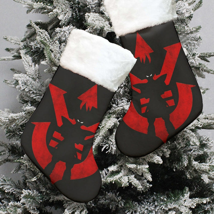 Dragon Ball Z Vegeta Shadow Cool Red Vegeta Symbol Christmas Socks