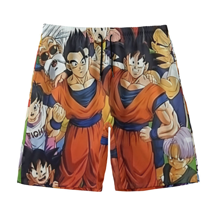 Dragon Ball Z Dragon Ball Characters Happiness Design Beach Pants