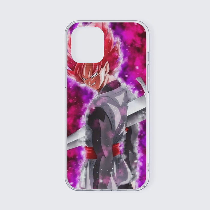 Dragon Ball Super Black Goku Rose Impaled Trunks Sword iPhone 13 Case