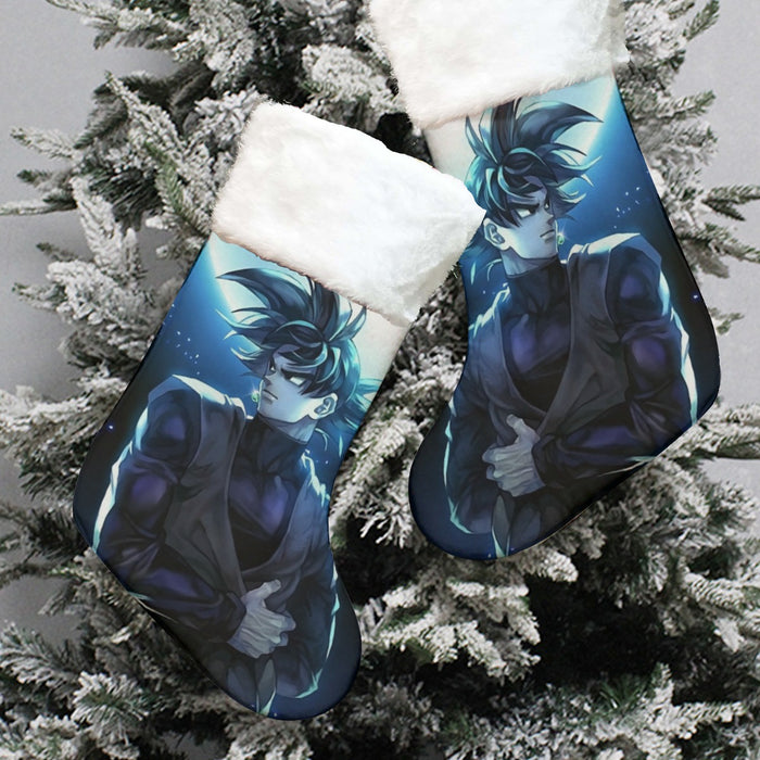 Dragon Ball Super Goku Black Cool Night Blue Sea Christmas Socks