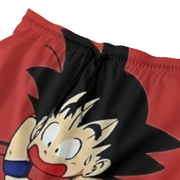 Dragon Ball Cute Goku Kid Pocket Simple Design Streetwear Beach Pants