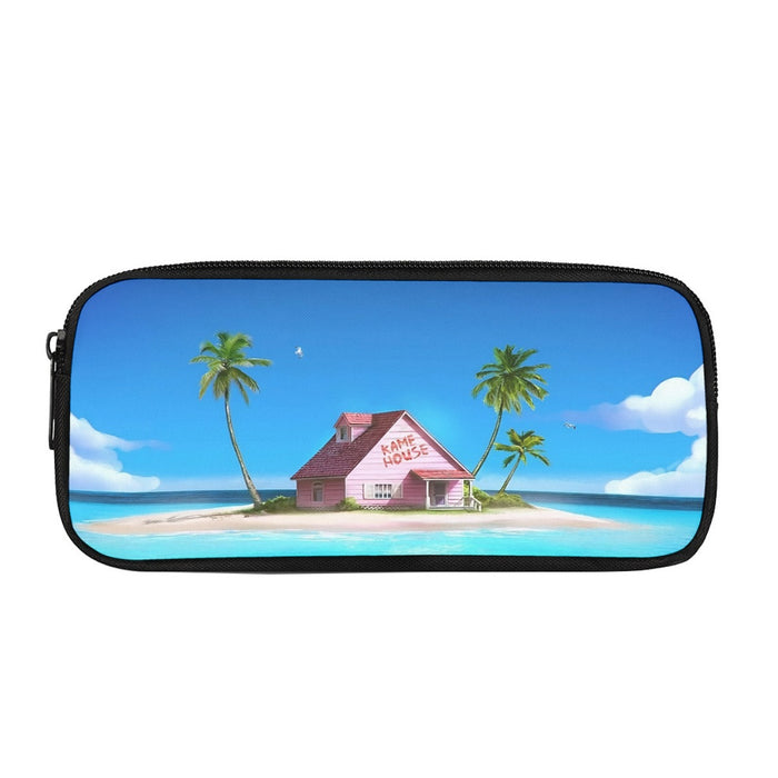 DBZ Master Roshi's Kame House Relax Vibe Concept Graphic Pencil Bag
