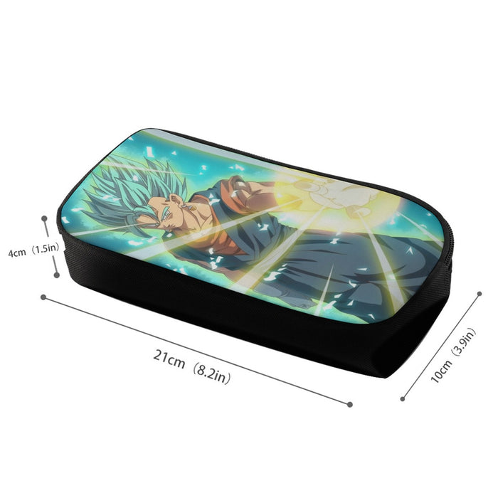 Dragon Ball Vegito Blue Super Saiyan Big Bang Flash Pencil Bag