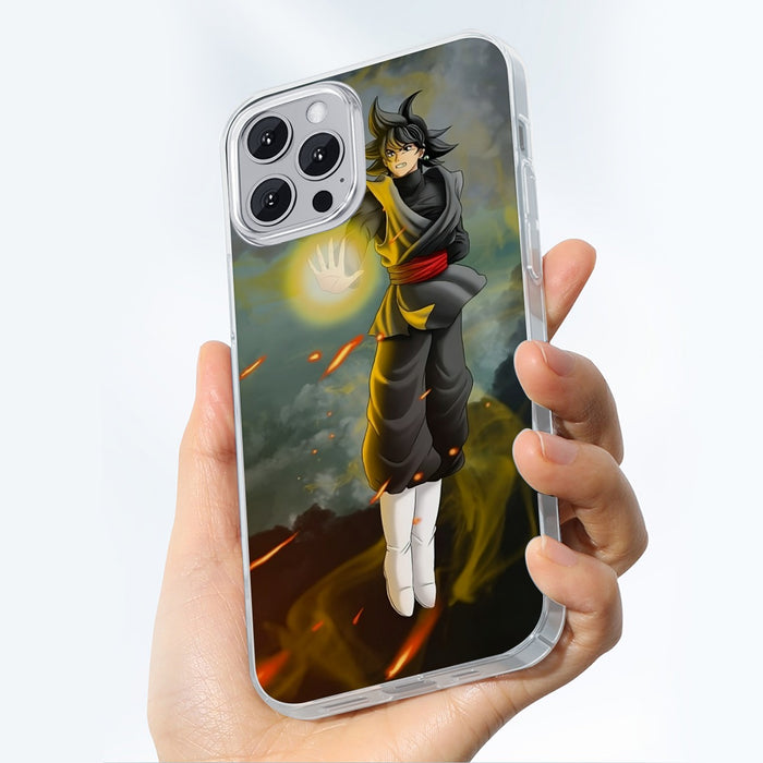 DBZ Goku Black Zamasu Potara Fusion Realistic Drawing Style Cool iPhone 13 Case