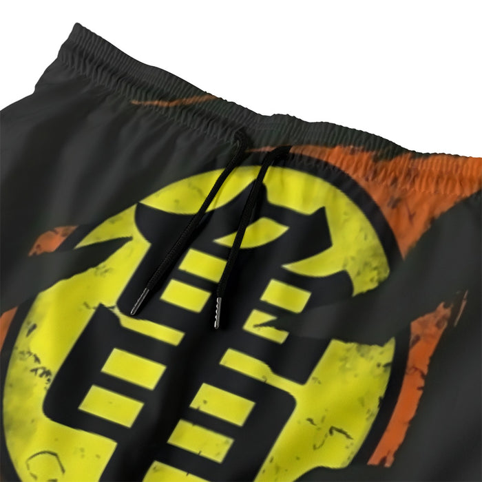 Dragon Ball Master Roshi Symbol Kanji Japanese Cool Design Beach Pants