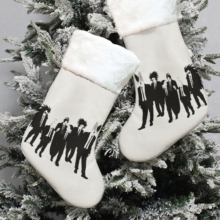 Dragon Ball Characters With Reservoir Dogs Movie Pose Christmas Socks