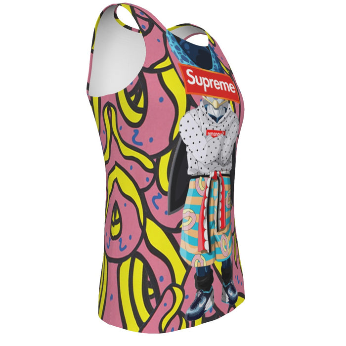 Modern Art Supreme Villain Perfect Cell Streetwear Tank Top