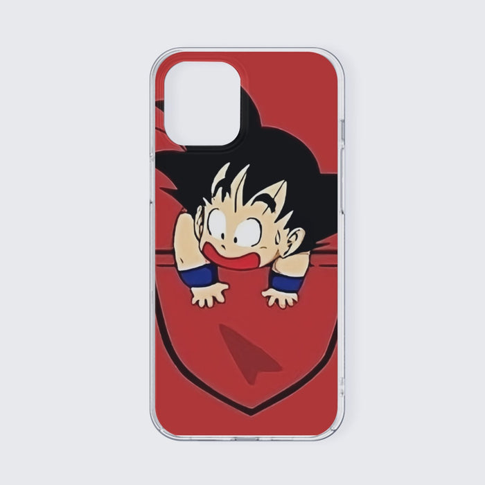 Dragon Ball Cute Goku Kid Pocket Simple Design Streetwear iPhone 13 Case