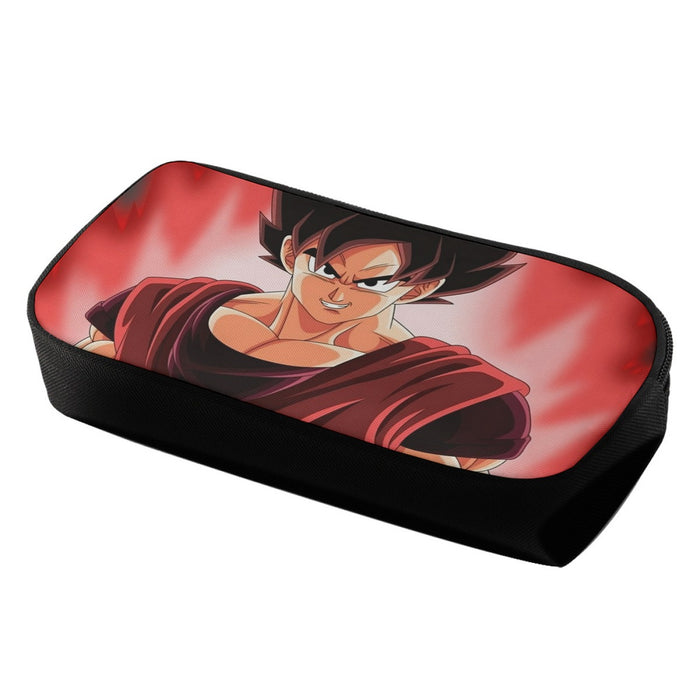 Dragon Ball Super Saiyan Goku Kaioken Epic Red Casual Pencil Bag