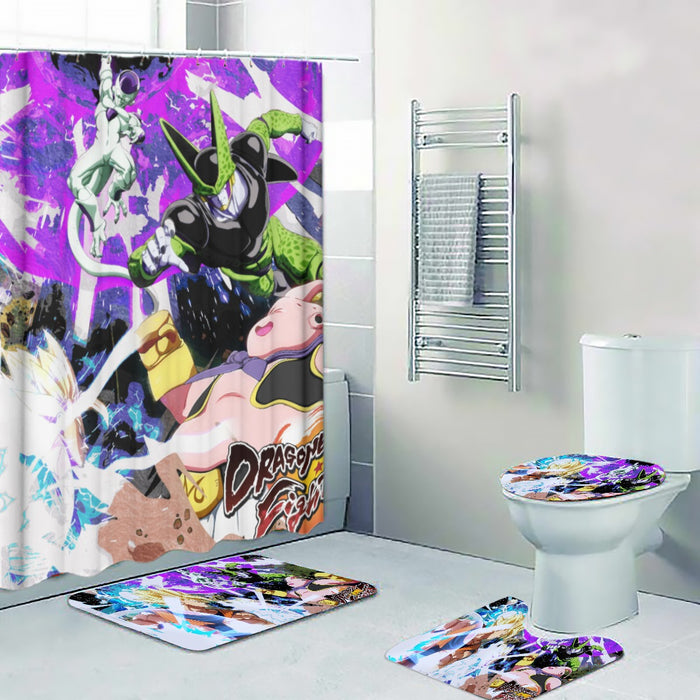 Dragon Ball Z  Goku and Vegeta Vs Frieza and Cell Four-piece Bathroom