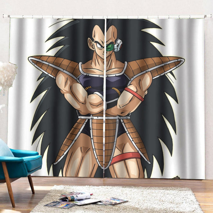 Dragon Ball Z Cool Saiyan Raditz Pride and Proud Curtains with Hooks