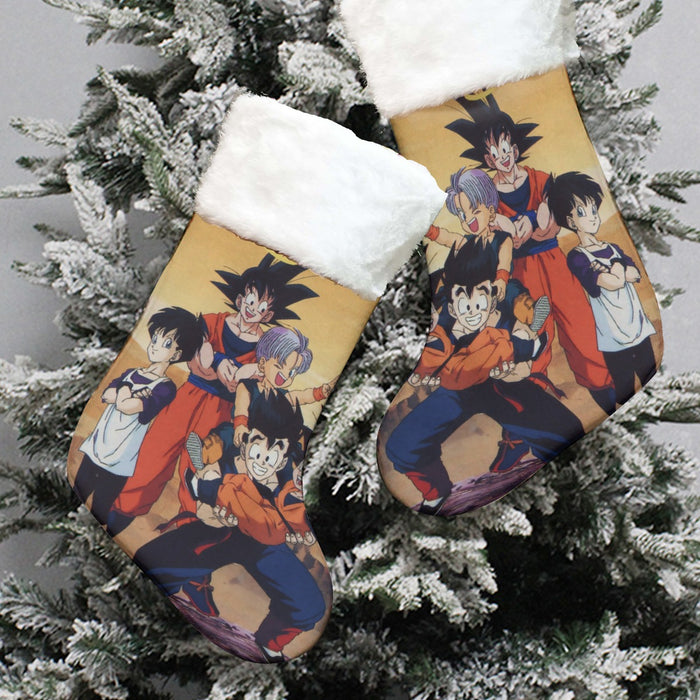 Dragon Ball Son Goku Happy Family Christmas Socks