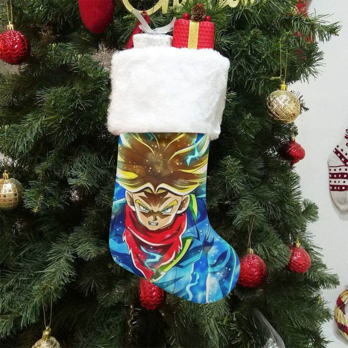 DBZ Rage Super Saiyan Trunks Portrait Unique Style Christmas Socks