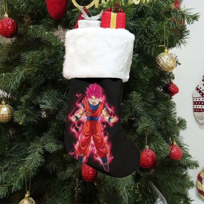 Dragon Ball Super Son Goku Red Kaioken Ultra Instinct Christmas Socks